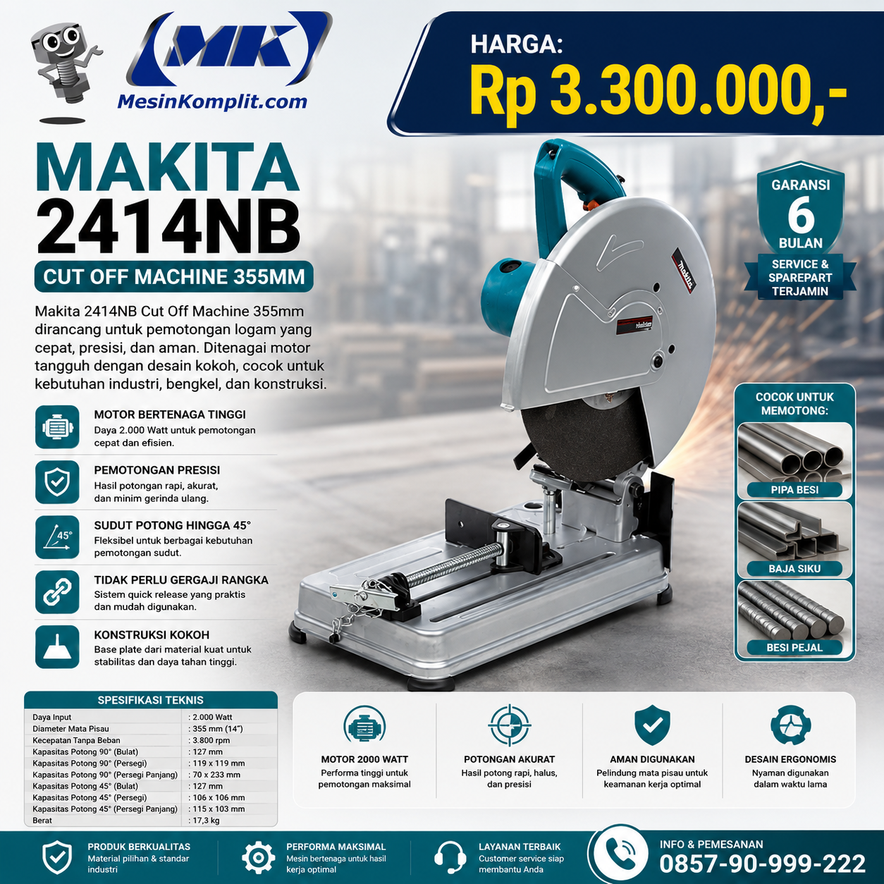 Mesin Cut Off Makita...